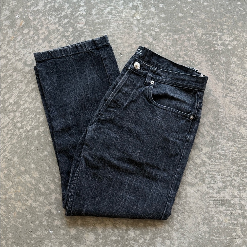 A.P.C. Japan Black Selvedge Denim Pants Size 30
